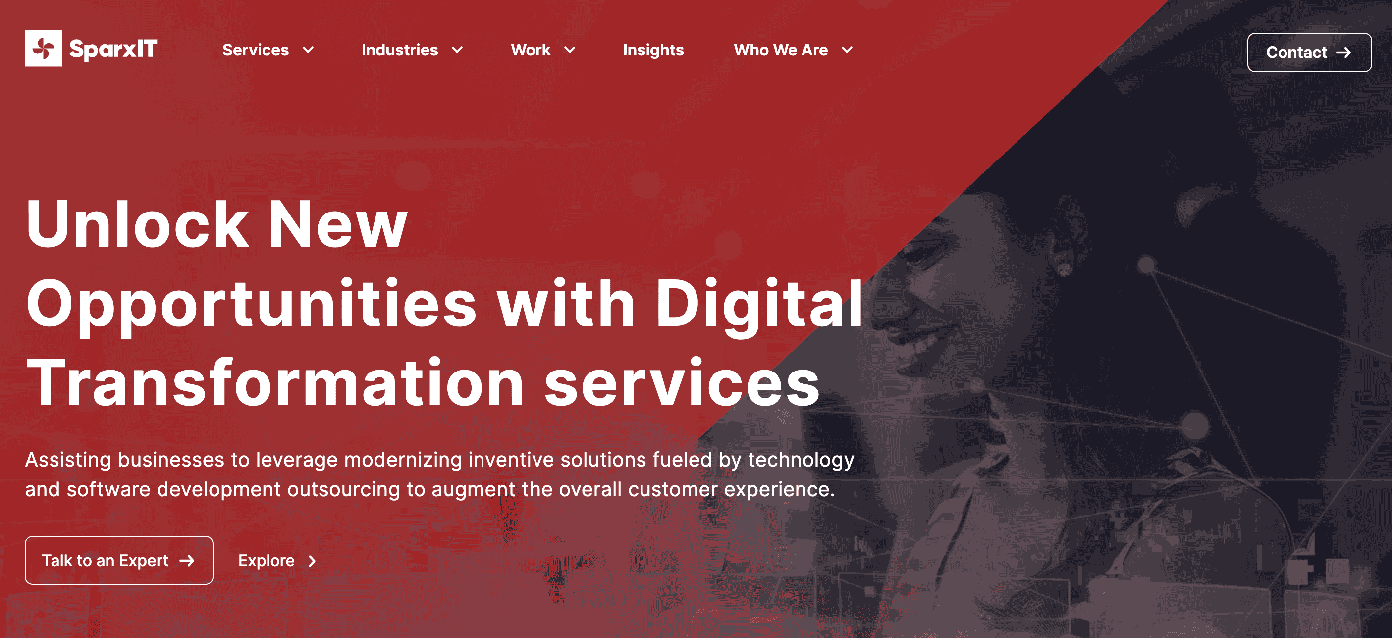 Sparx IT Solutions Homepage